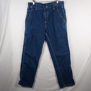 Carhartt FR Work Jeans 32x32 Flame Resistant Denim Pants CAT2 NFPA2112 Blue Deni